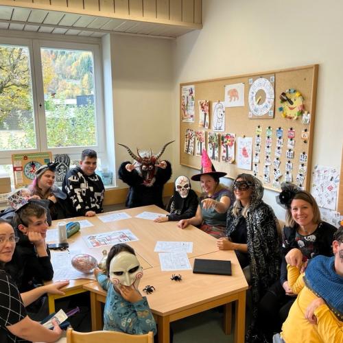 Halloween Gruppenfoto